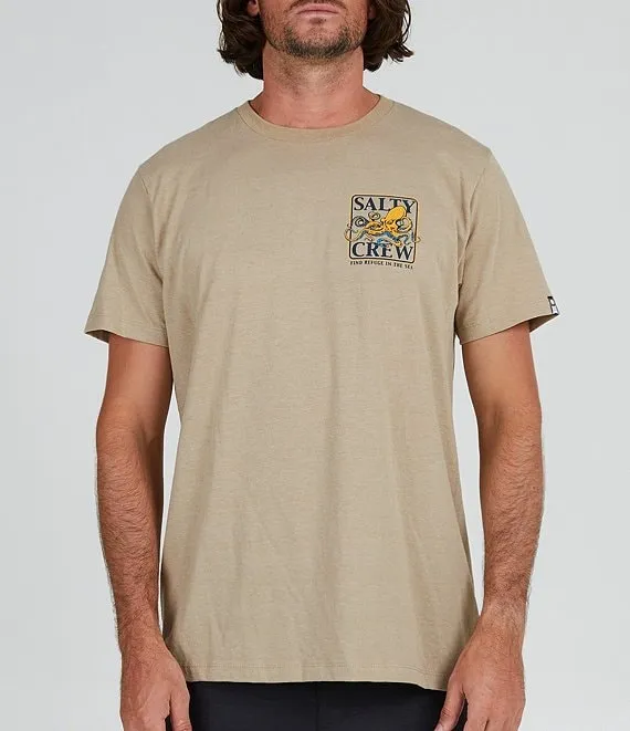Salty Crew Ink Slinger Standard Tee - Khaki Heather sold by Sun Diego Boardshops product image thumbnail 2