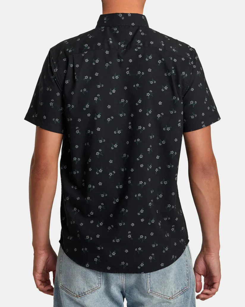 RVCA THAT'LL DO PRINT SHORT SLEEVE SHIRT - BLACK FLORAL sold by Sun Diego Boardshops product image thumbnail 2