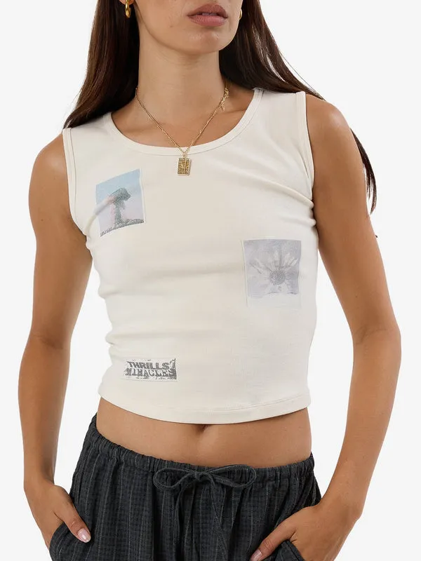 THRILLS One Way Or Another Y2K Tank - HERITAGE WHITE sold by Sun Diego Boardshops product image thumbnail 2