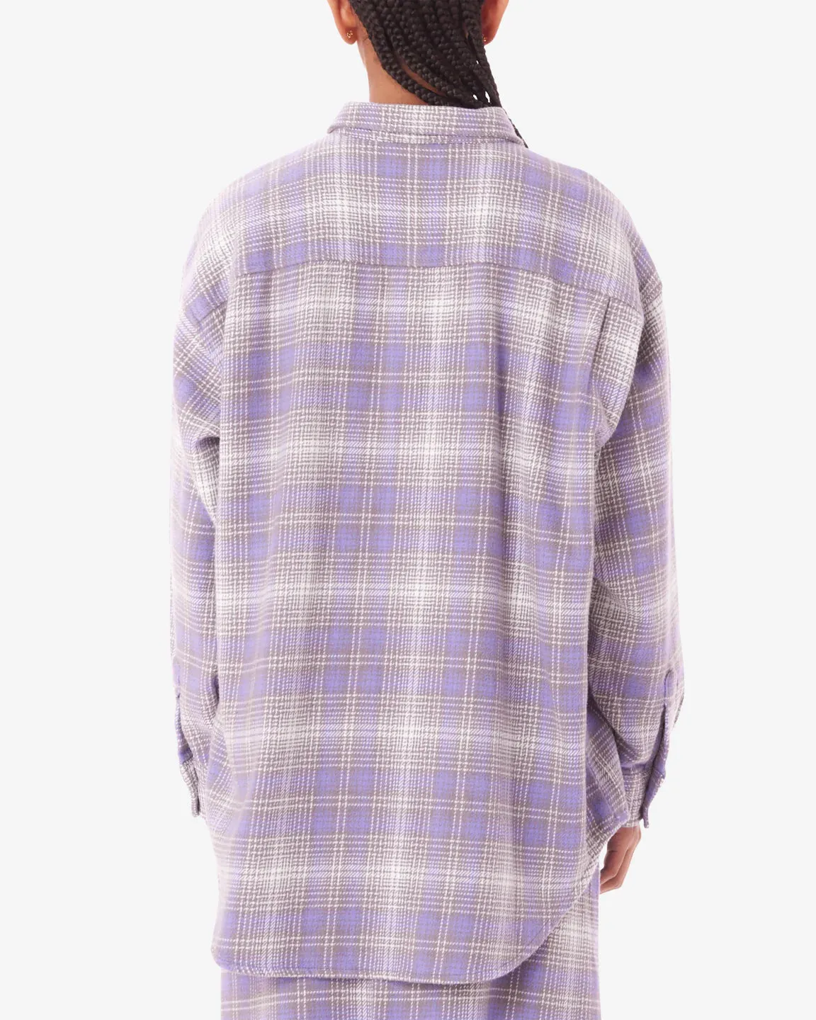 Obey BELMONT PLAID SHIRT - ASTER PURPLE sold by Sun Diego Boardshops product image thumbnail 2