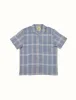 Duvin Design Company GRID BUTTONUP - BLUE sold by Sun Diego Boardshops