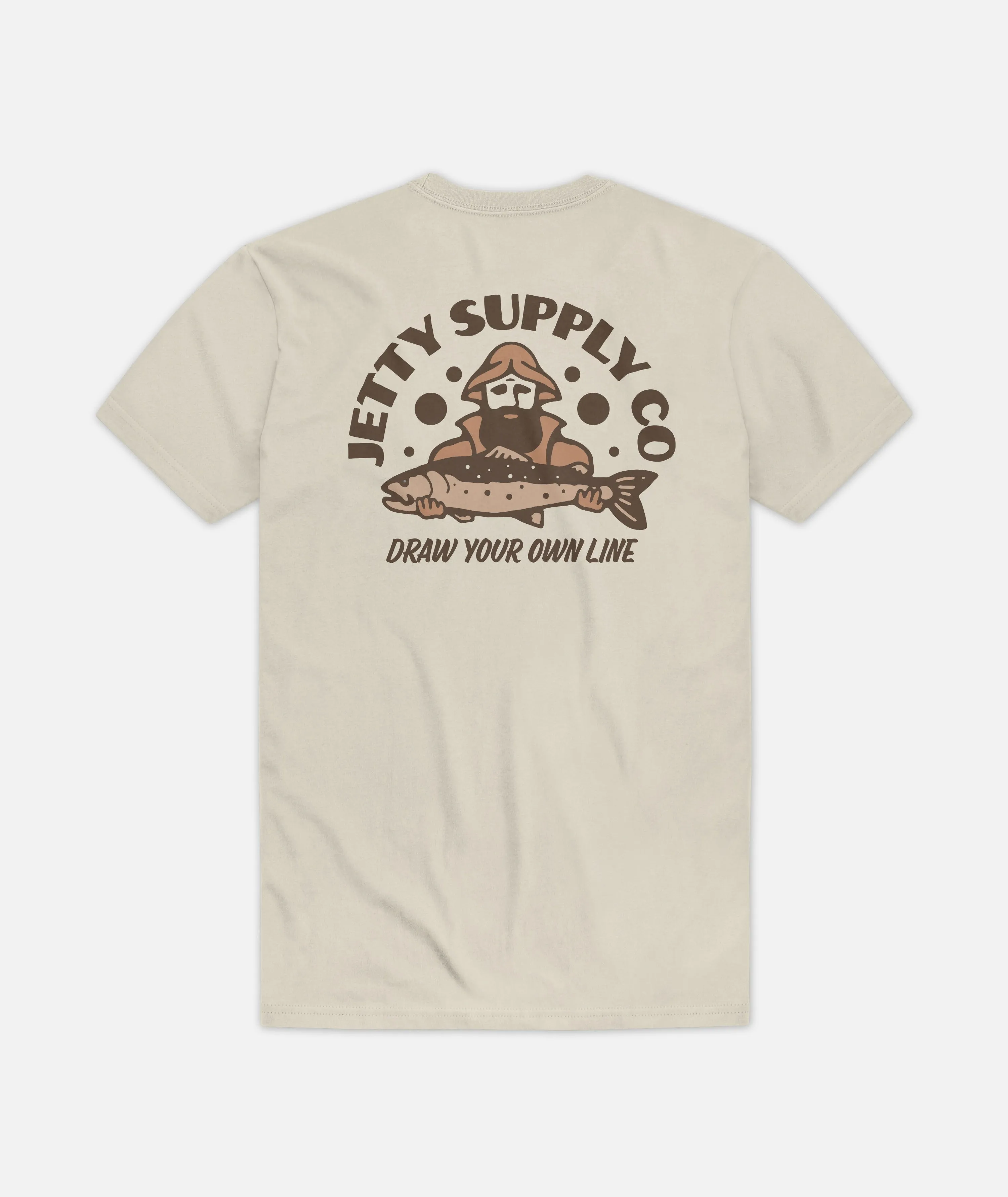 Catch Tee - Bone sold by Sun Diego Boardshops product image thumbnail 2
