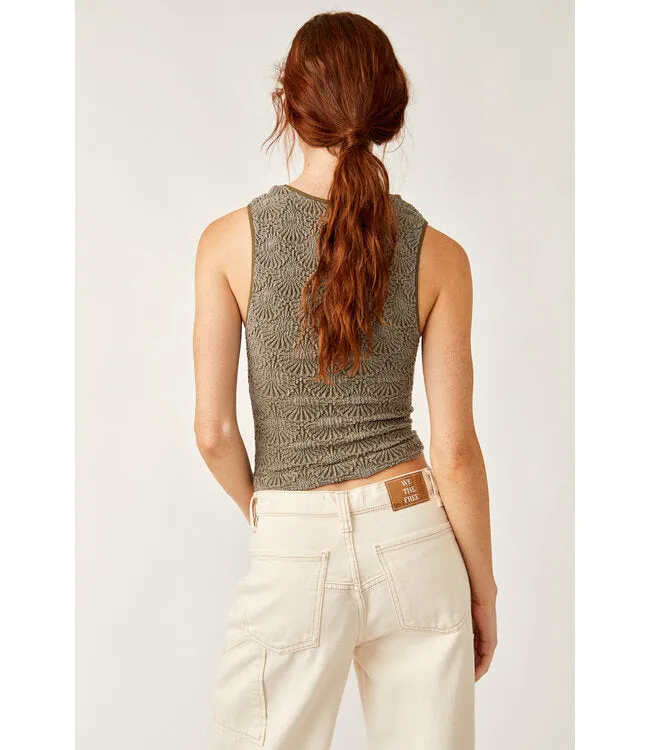 Free People Love Letter Sweetheart Cami - STINGRAY sold by Sun Diego Boardshops product image thumbnail 2