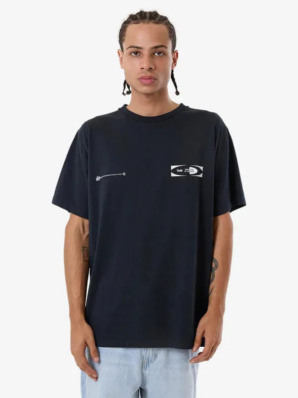 THRILLS Shifting Sands Merch Fit Tee - TWILIGHT BLACK sold by Sun Diego Boardshops product image thumbnail 3