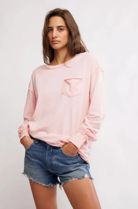 Free People We The Free Fade Into You Tee - PALE ROSETTE sold by Sun Diego Boardshops