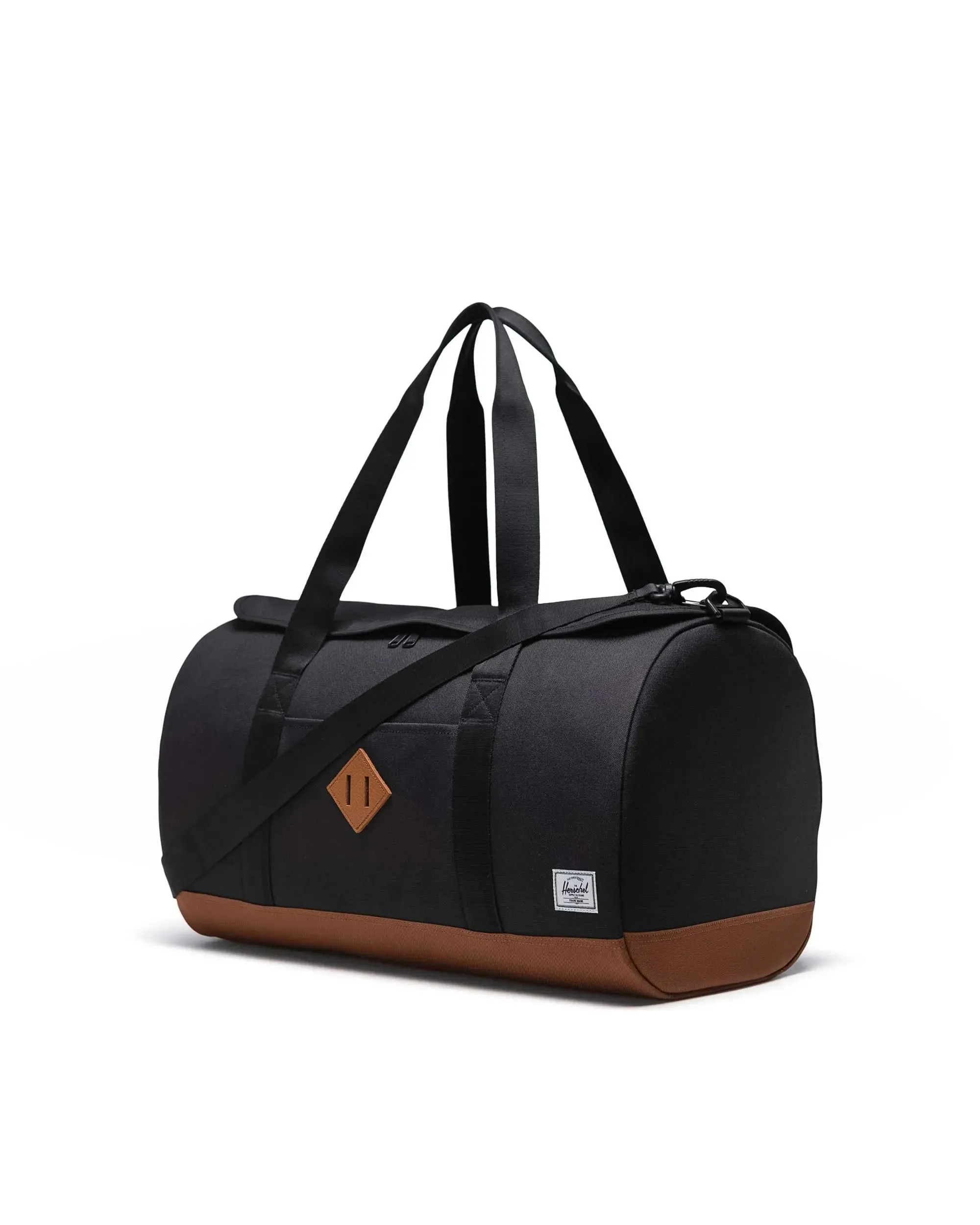 Herschel Supply Co. Herschel Heritage Duffle - Black/Saddle Brown sold by Sun Diego Boardshops product image thumbnail 2