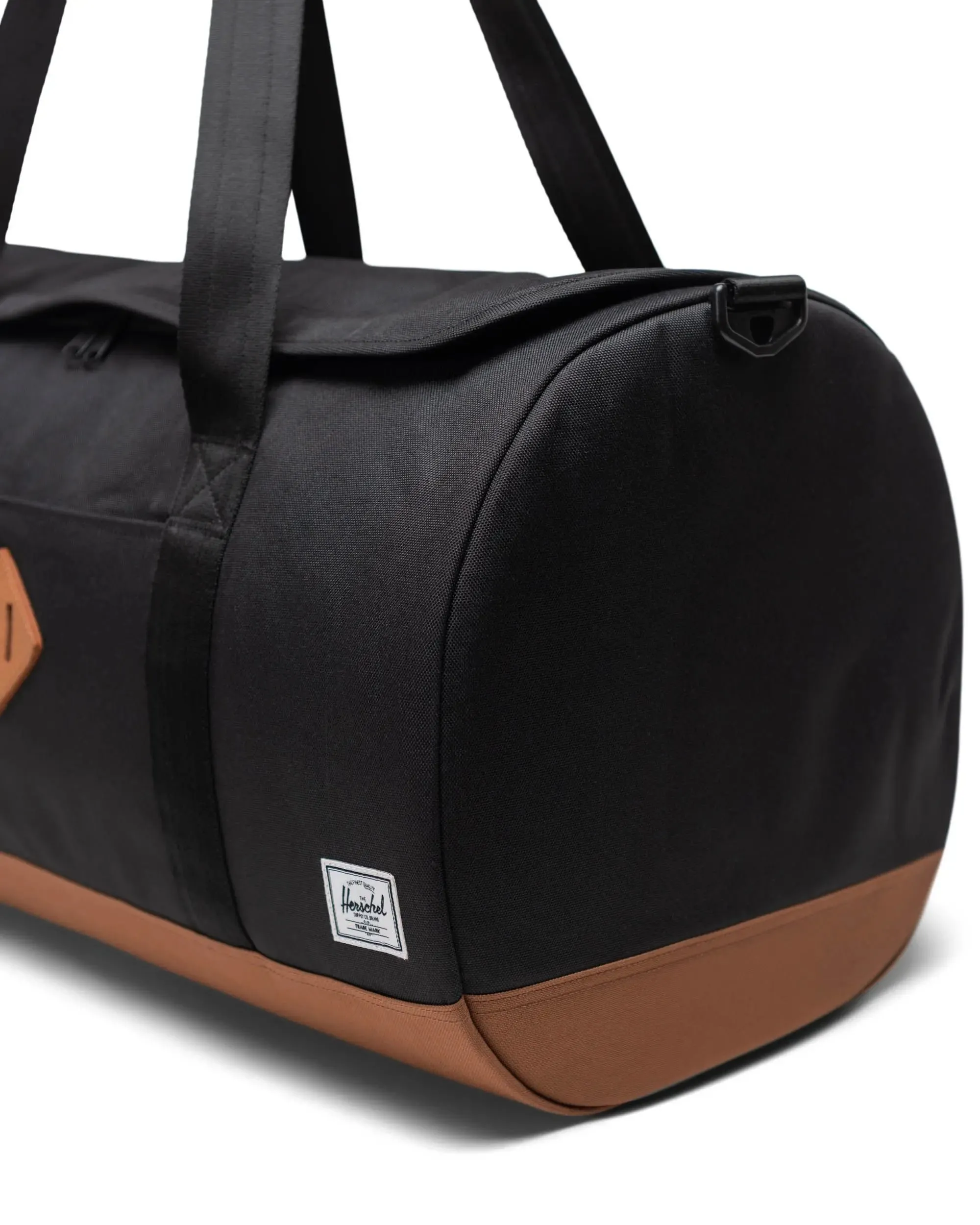 Herschel Supply Co. Herschel Heritage Duffle - Black/Saddle Brown sold by Sun Diego Boardshops product image thumbnail 3