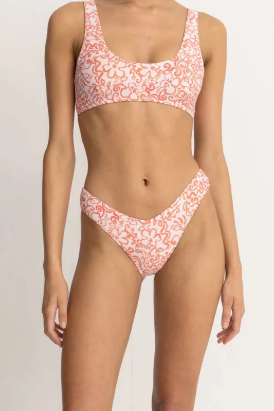 Rhythm Islander Floral Holiday Pant - CORAL sold by Sun Diego Boardshops
