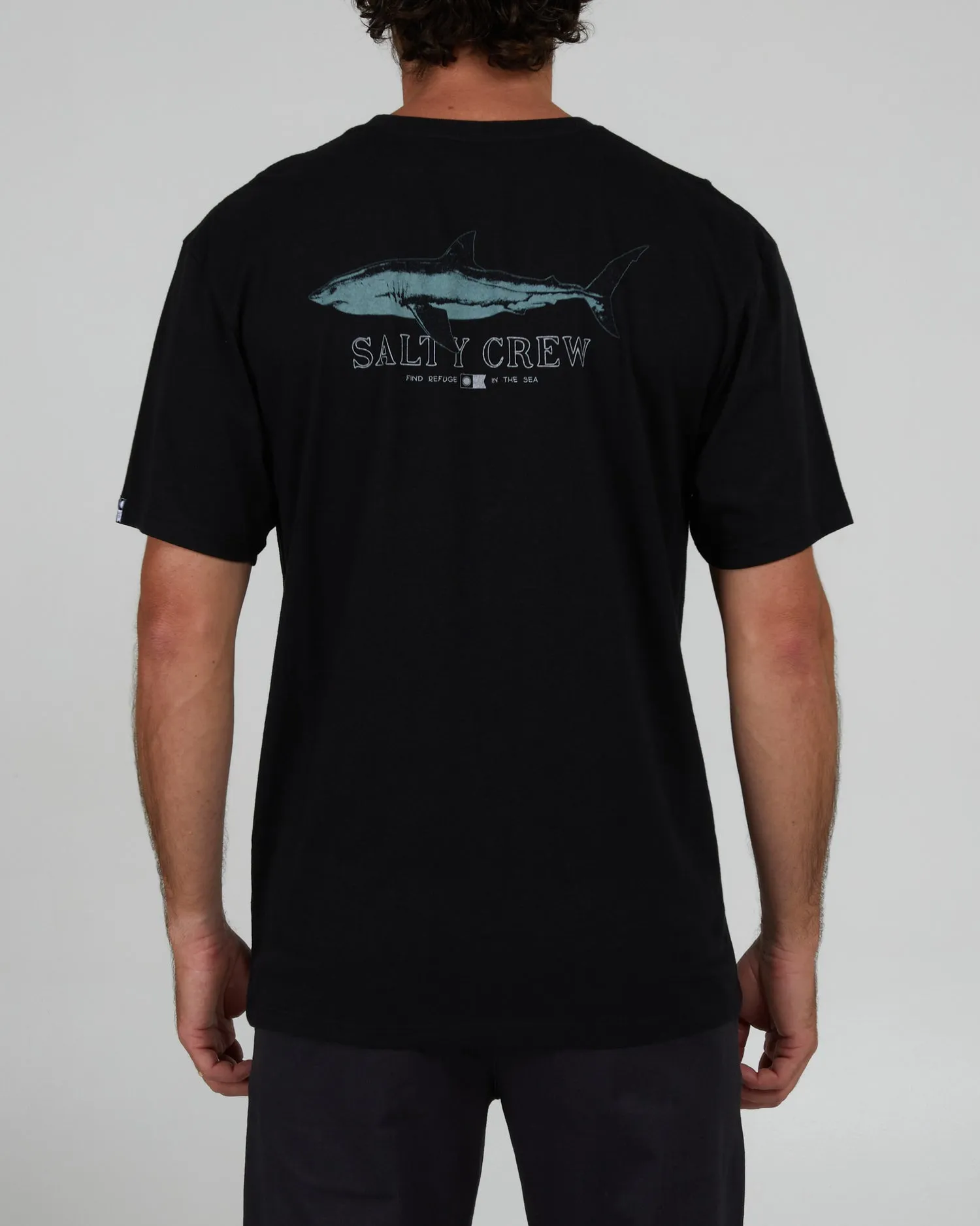 Salty Crew Brother Bruce S/S Premium Tee - BLACK sold by Sun Diego Boardshops