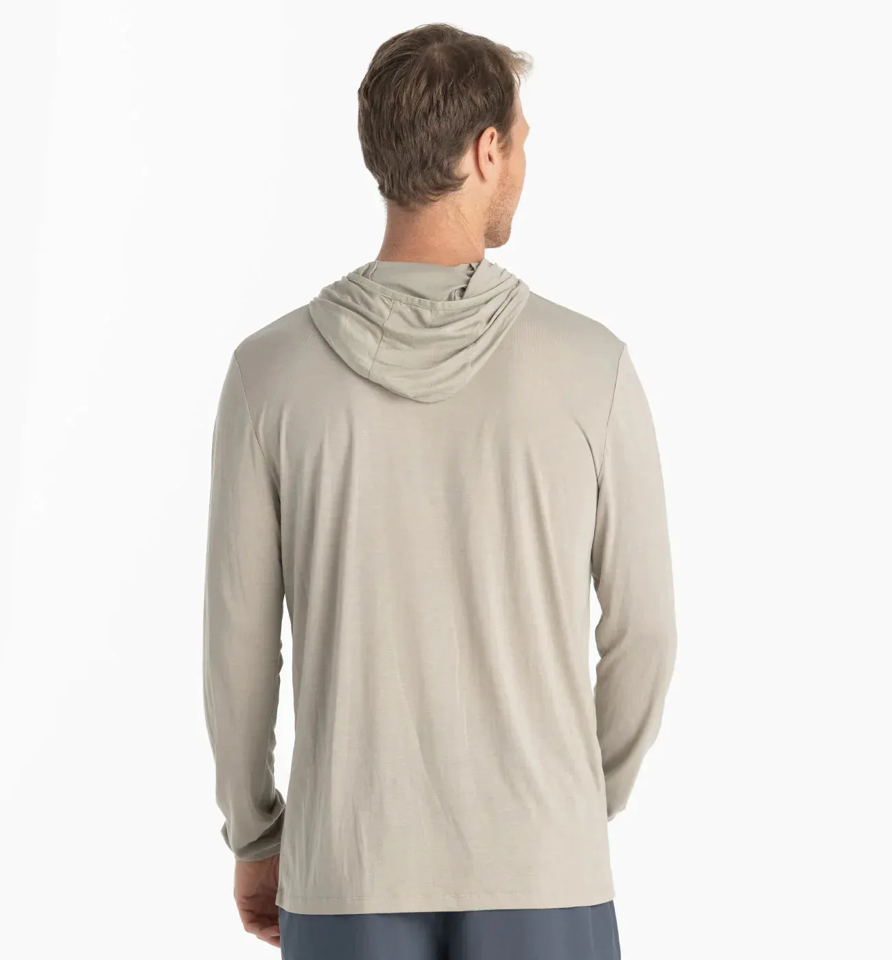 Free Fly Men Men's Bamboo Lightweight Hoodie - SANDSTONE sold by Sun Diego Boardshops product image thumbnail 2