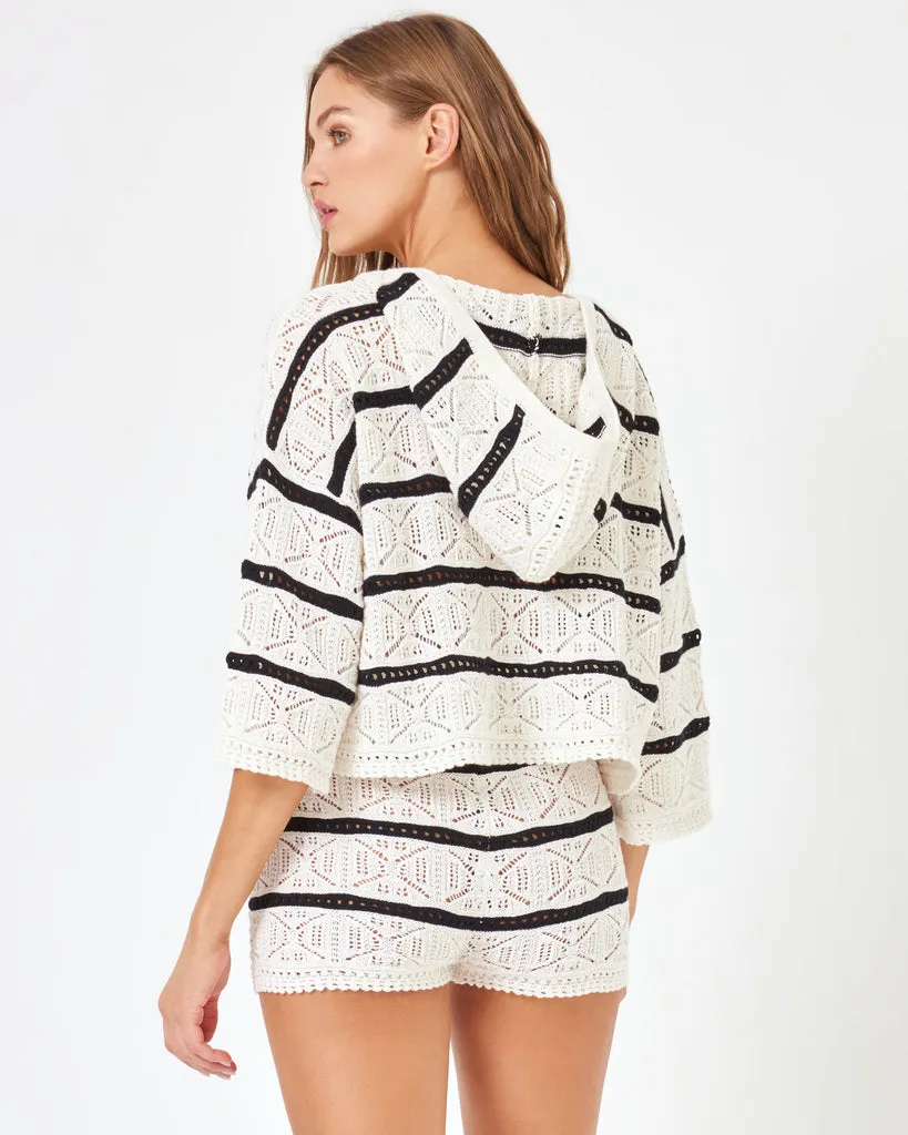 L.Space striped diamond eyes hoodie - STAR CROSSED STRIPE sold by Sun Diego Boardshops product image thumbnail 3