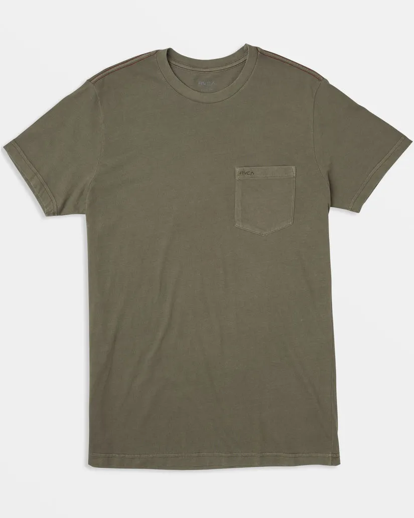 RVCA PTC II PIGMENT TEE - ALOE sold by Sun Diego Boardshops