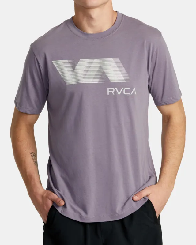 Rvca Va Blur Tee - Purple Sage sold by Sun Diego Boardshops