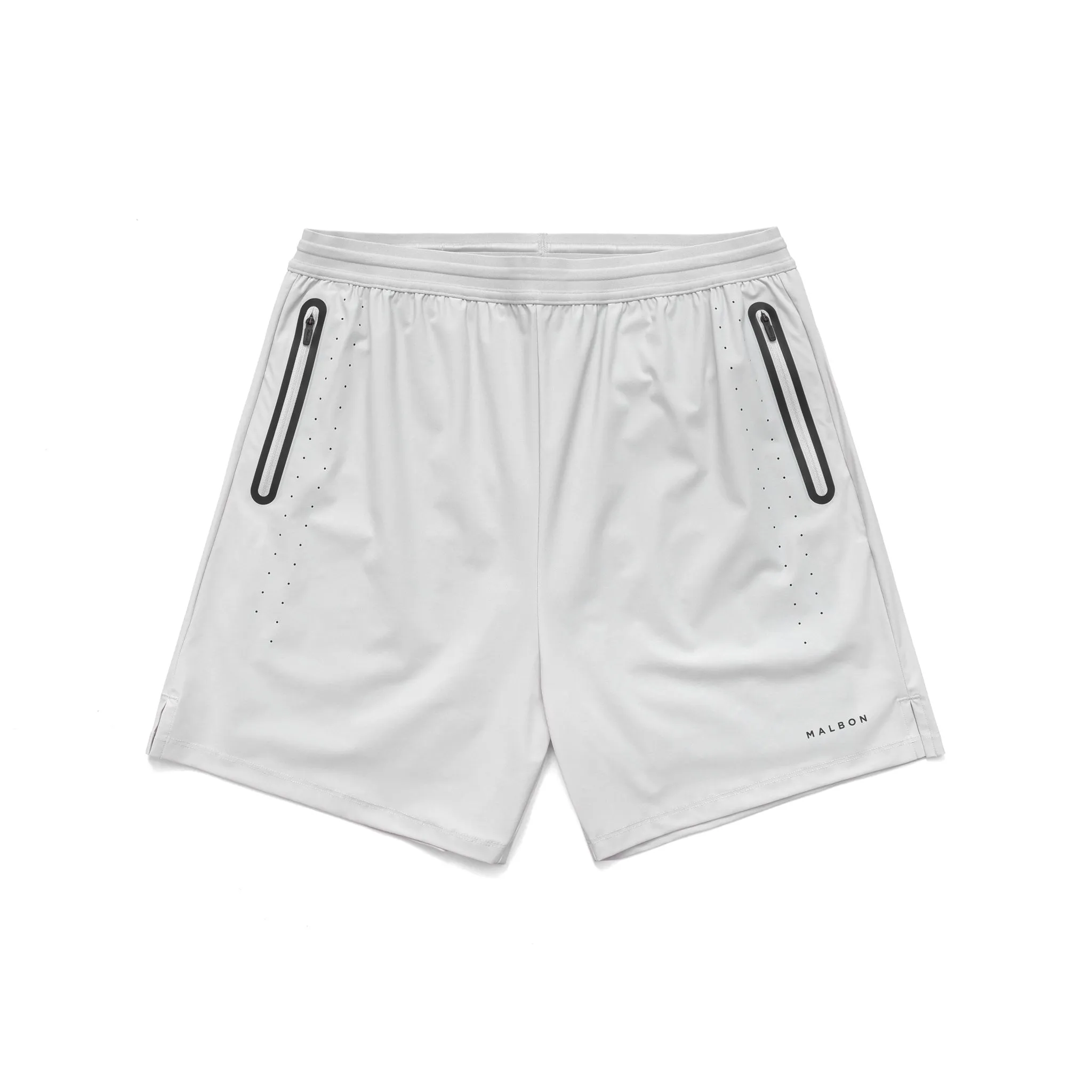 Malbon Golf PERFORMANCE 2-1 SHORTS - SLATE BLACK sold by Sun Diego Boardshops