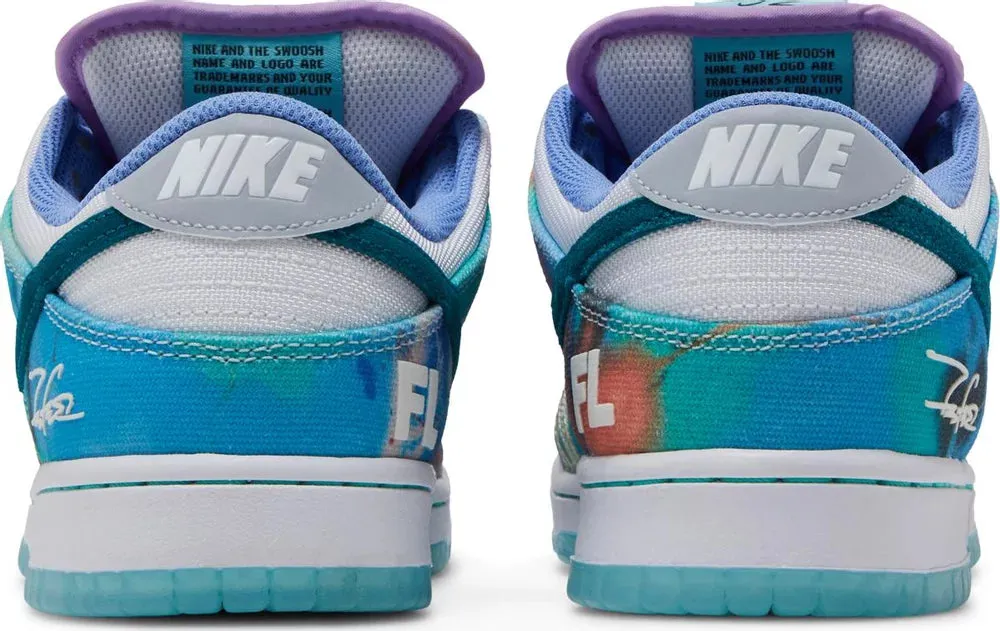 Nike SB Dunk Low x Futura Laboratories White and Geode Teal - BLEACHED AQUA/GEODE TEAL-WHITE sold by Sun Diego Boardshops product image thumbnail 3