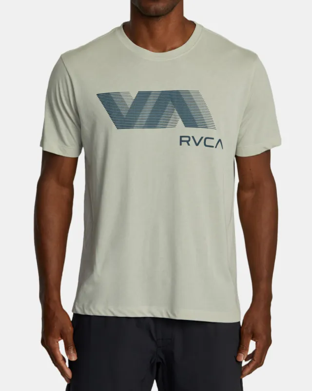 RVCA VA BLUR TEE - CHALK sold by Sun Diego Boardshops
