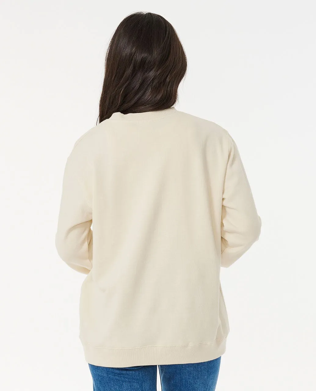 Rip Curl Flora Desto Regular Crew - California Off White sold by Sun Diego Boardshops product image thumbnail 3