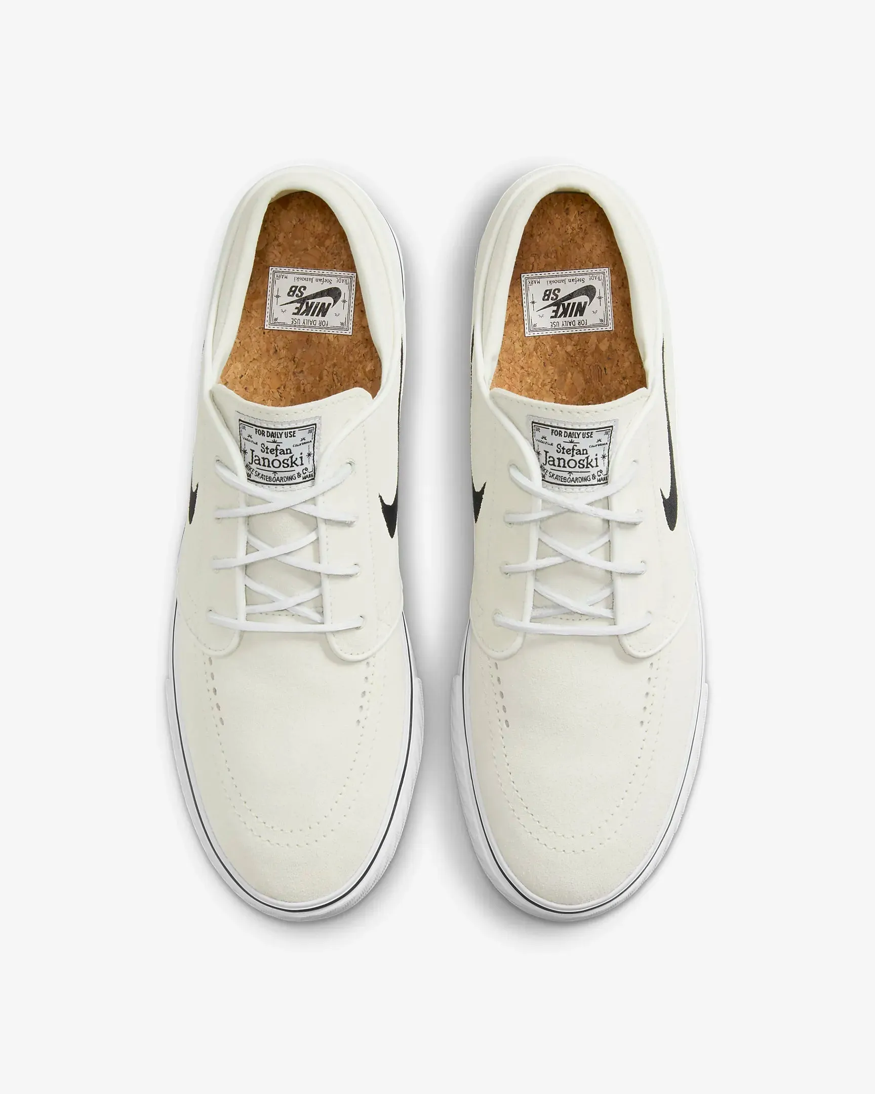 Nike SB Zoom Janoski OG+Skate Shoes - 100 SUMMIT WHITE/BLACK sold by Sun Diego Boardshops product image thumbnail 3