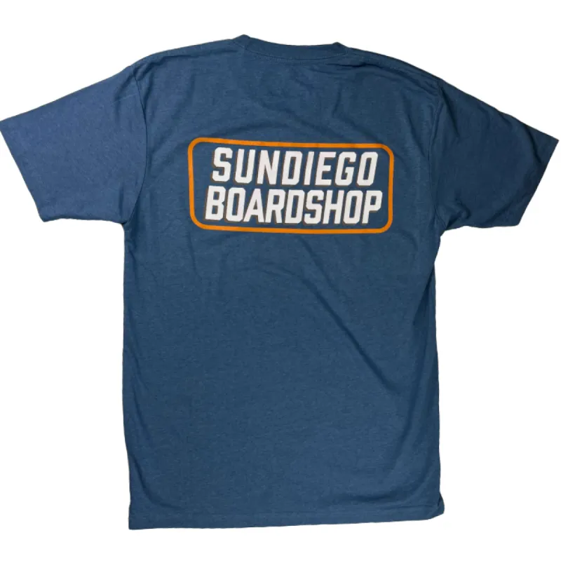 SunDiego SD BOARDSHOP T-Shirt - Slate Heather sold by Sun Diego Boardshops