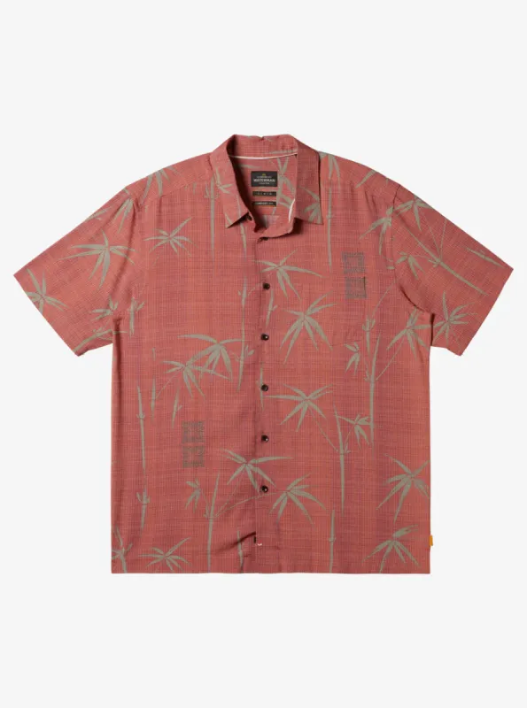 Quiksilver Waterman Bamboo Bay Woven Shirt - Mango Bamboo Bay sold by Sun Diego Boardshops