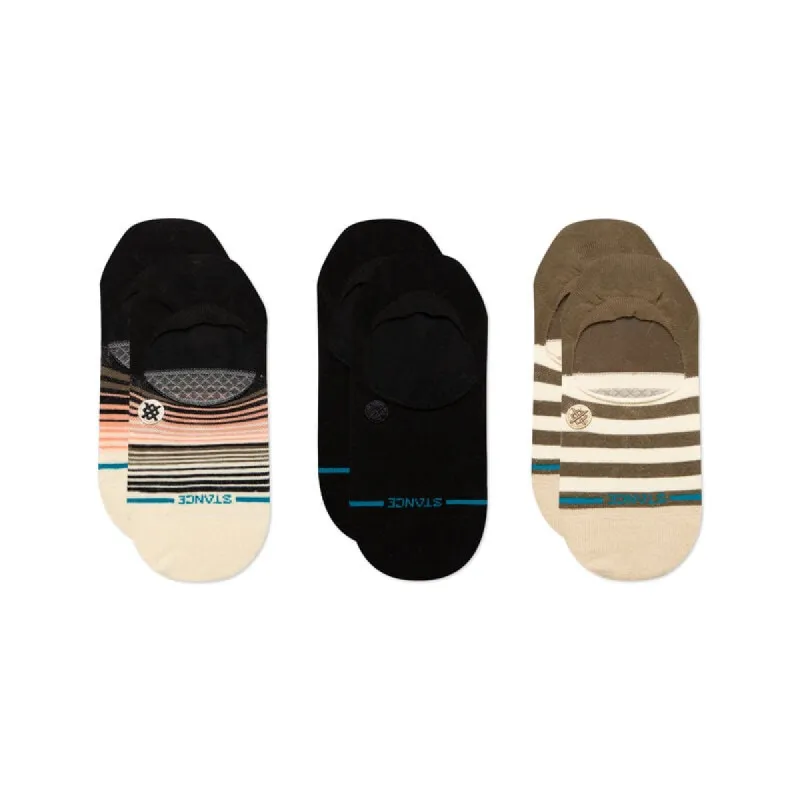 Stance Cotton No Show Socks 3 Pack - BLACK sold by Sun Diego Boardshops