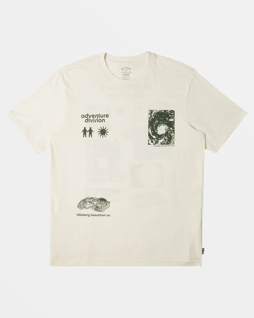 Billabong Tidal Research T-Shirt - OFF WHITE sold by Sun Diego Boardshops product image thumbnail 2