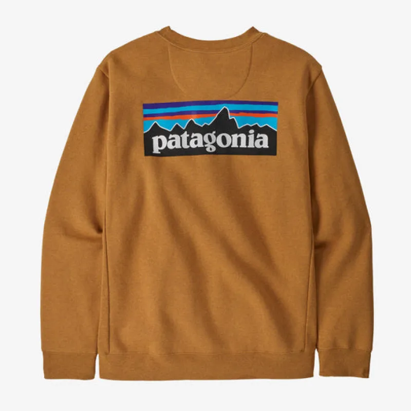 Patagonia P-6 Logo Uprisal Crew Sweatshirt - GOLDEN CARAMEL sold by Sun Diego Boardshops