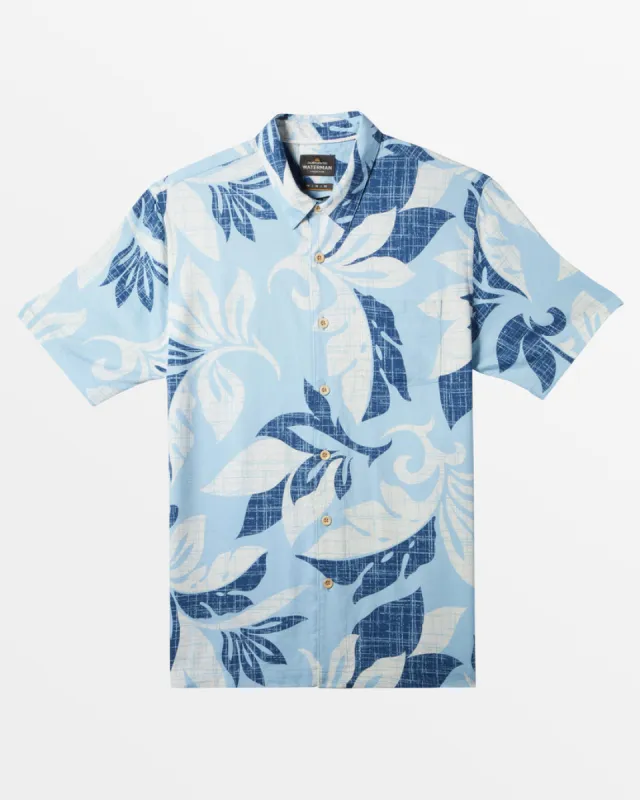 Quiksilver Waterman El Moro Short Sleeve Shirt - DREAM BLUE sold by Sun Diego Boardshops