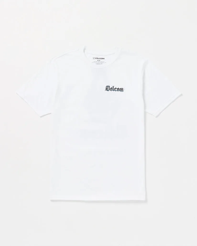 Volcom Blazing Venom Short Sleeve Tee - WHITE sold by Sun Diego Boardshops product image thumbnail 2