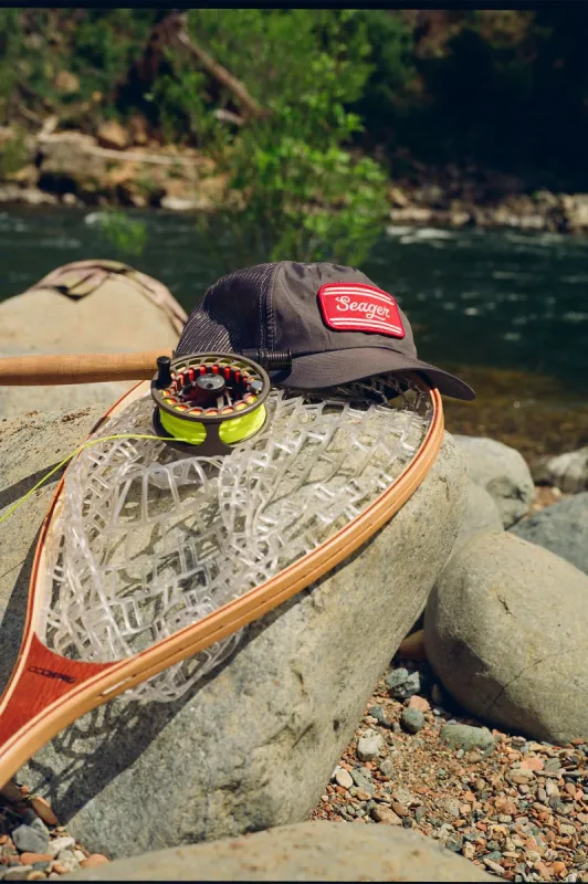 SEAGER WHITEWATER NYLON MESH SNAPBACK - STONE GRAY sold by Sun Diego Boardshops