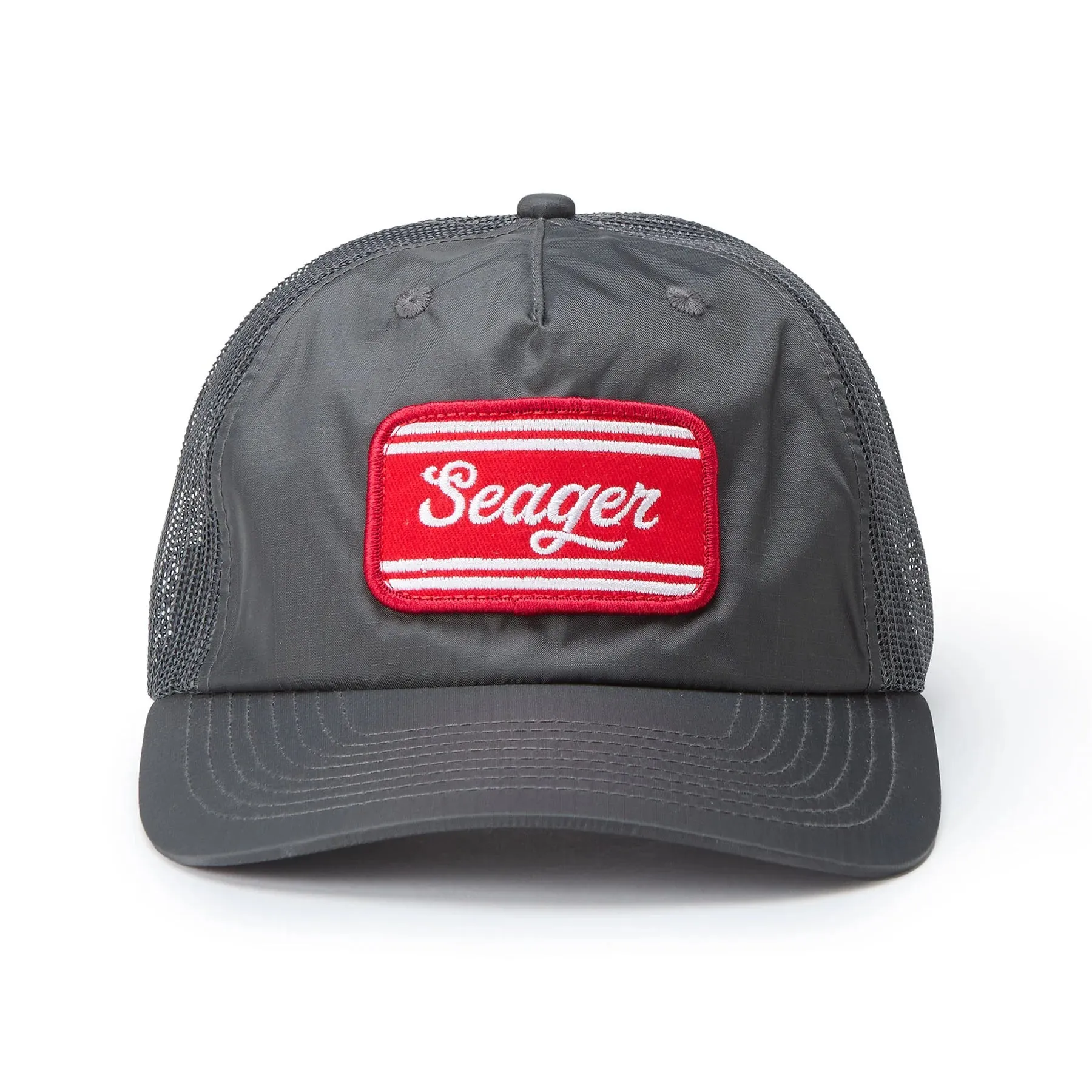 SEAGER WHITEWATER NYLON MESH SNAPBACK - STONE GRAY sold by Sun Diego Boardshops product image thumbnail 3