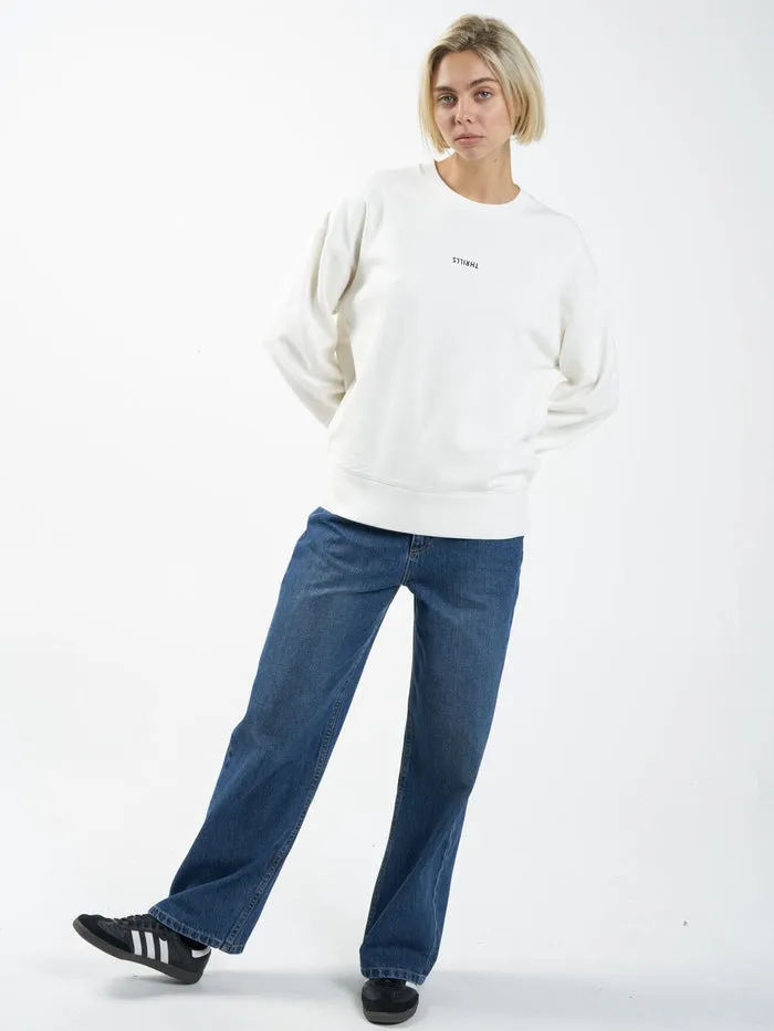 Thrills Minimal Slouch Crew - Tofu sold by Sun Diego Boardshops product image thumbnail 4