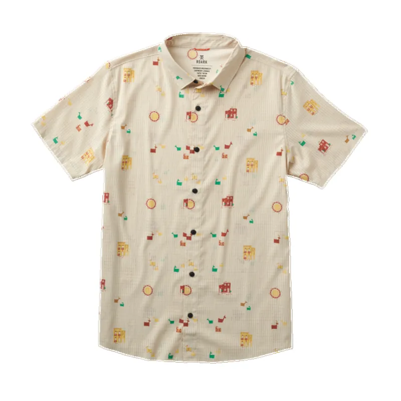 ROARK Bless Up Breathable Stretch Shirt - ALMOND PASTE sold by Sun Diego Boardshops