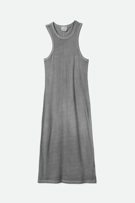 Brixton CAREFREE ORGANIC GARMENT DYED TANK Dress - Washed Black sold by Sun Diego Boardshops product image thumbnail 2