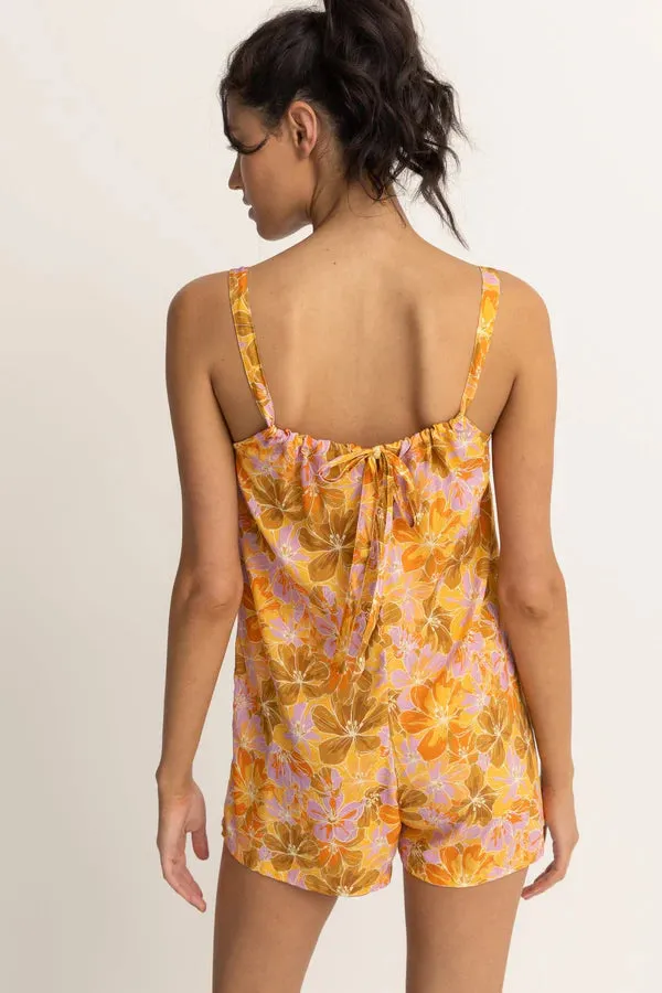 Rhythm MAHANA FLORAL PLAYSUIT - YELLOW sold by Sun Diego Boardshops product image thumbnail 2