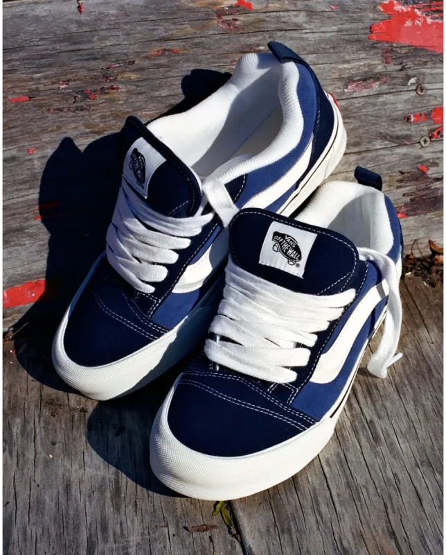 Vans Knu Skool Shoe - NAVY TRUE WHITE sold by Sun Diego Boardshops
