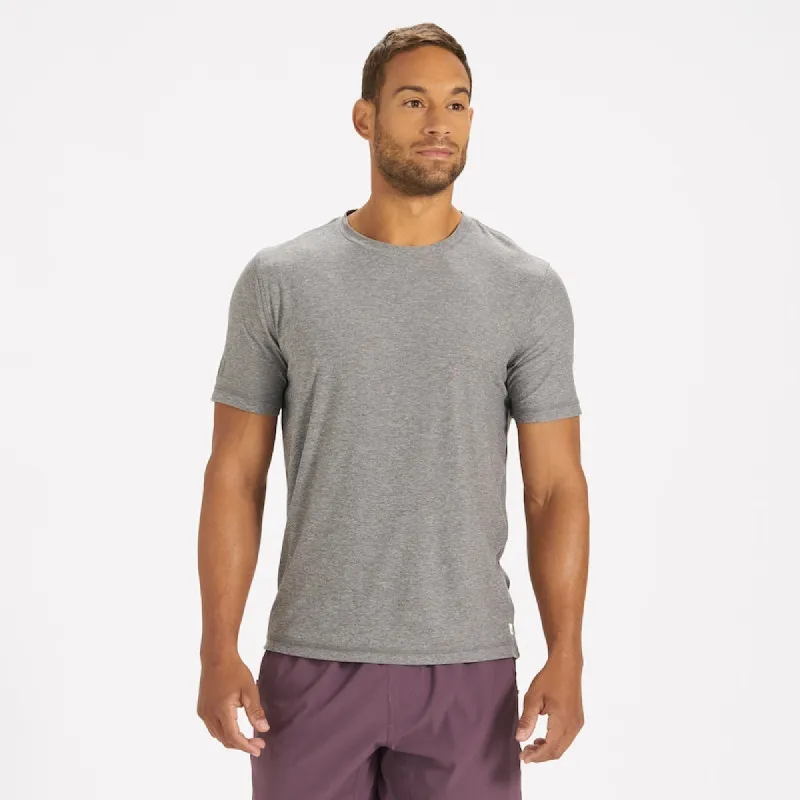 Vuori Strato Tech Tee - HEATHER GREY sold by Sun Diego Boardshops