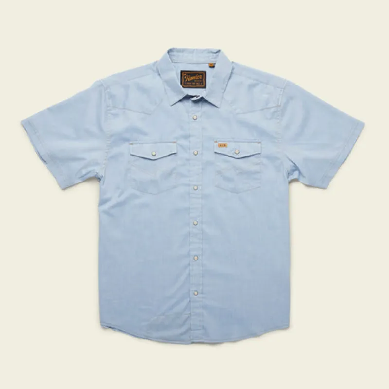 HOWLER BROS H Bar B Snapshirt - FADED BLUE OXFORD sold by Sun Diego Boardshops