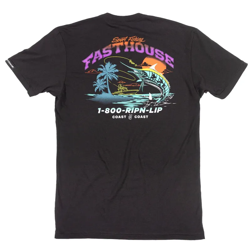 FASTHOUSE Panama Tee - BLACK sold by Sun Diego Boardshops