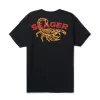 SEAGER FAT TAIL TEE - BLACK sold by Sun Diego Boardshops
