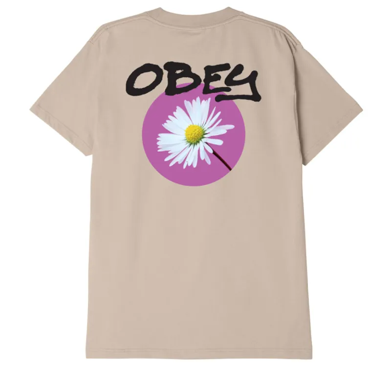 Obey Daisy Spray Classic T-Shirt - Sand sold by Sun Diego Boardshops