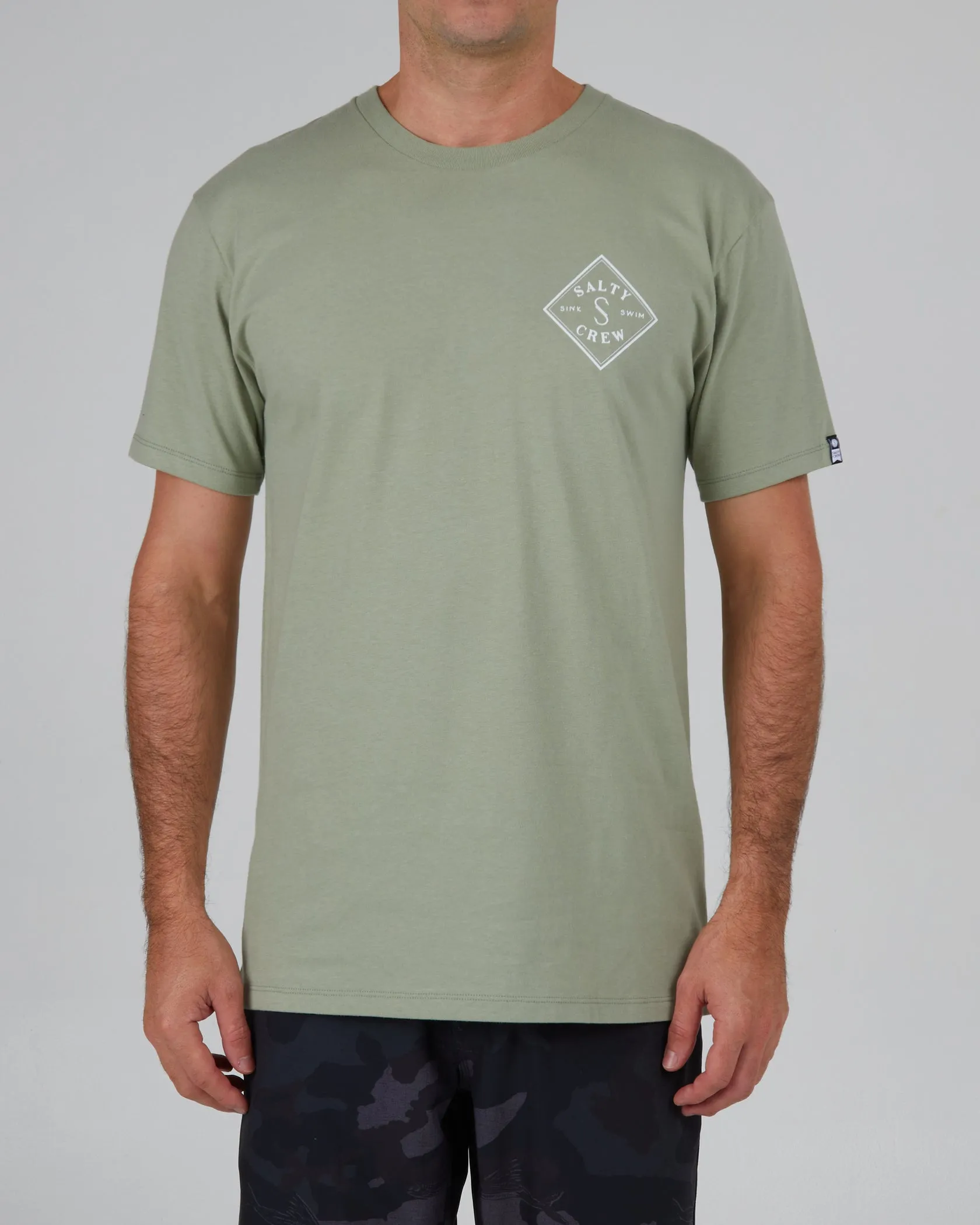 Salty Crew Tippet Dusty Sage S/S Premium Tee - DUSTY SAGE sold by Sun Diego Boardshops product image thumbnail 2