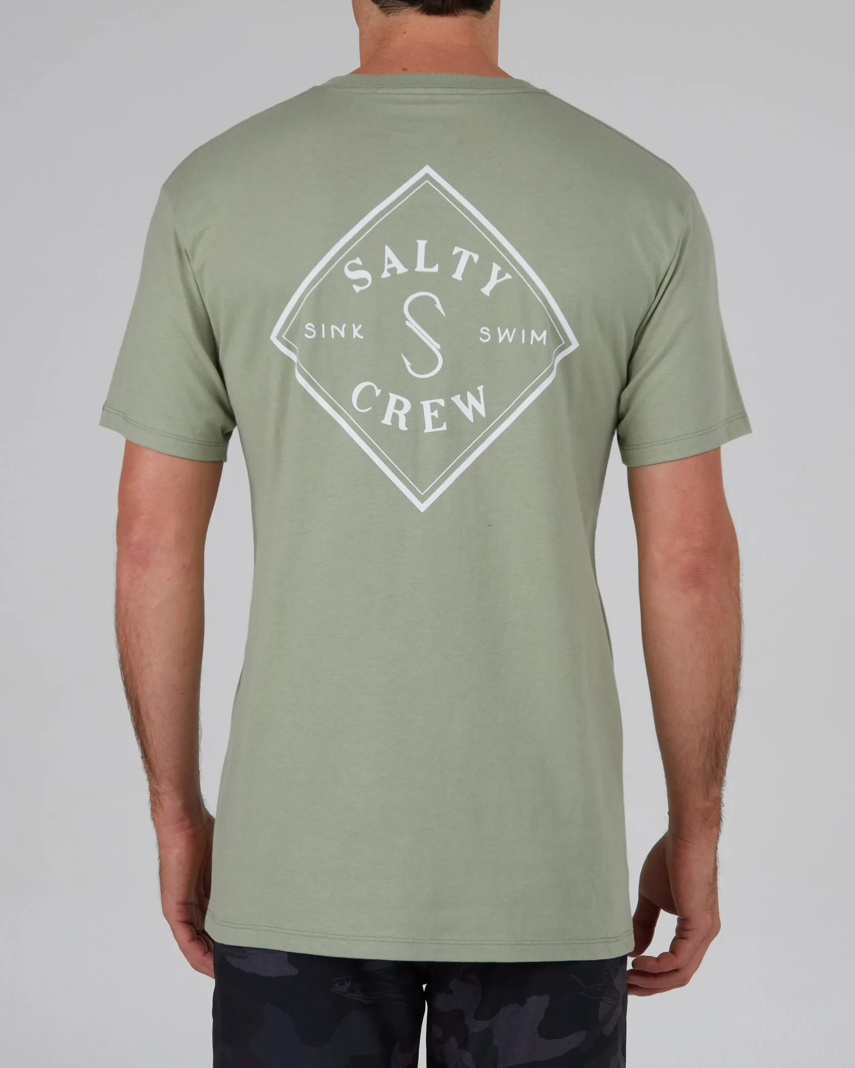 Salty Crew Tippet Dusty Sage S/S Premium Tee - DUSTY SAGE sold by Sun Diego Boardshops
