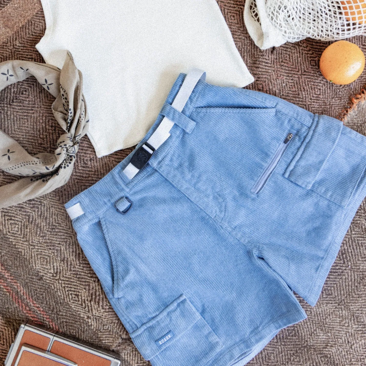 Roark Canyon Corduroy Shorts - LAGOON sold by Sun Diego Boardshops product image thumbnail 2