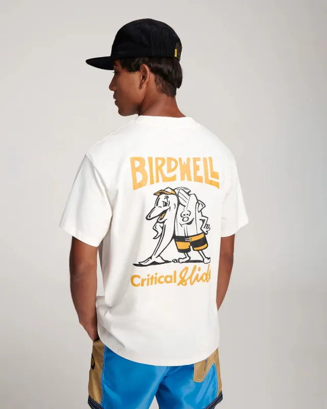 Birdwell DOLFIN TEE - VINTAGE WHITE sold by Sun Diego Boardshops