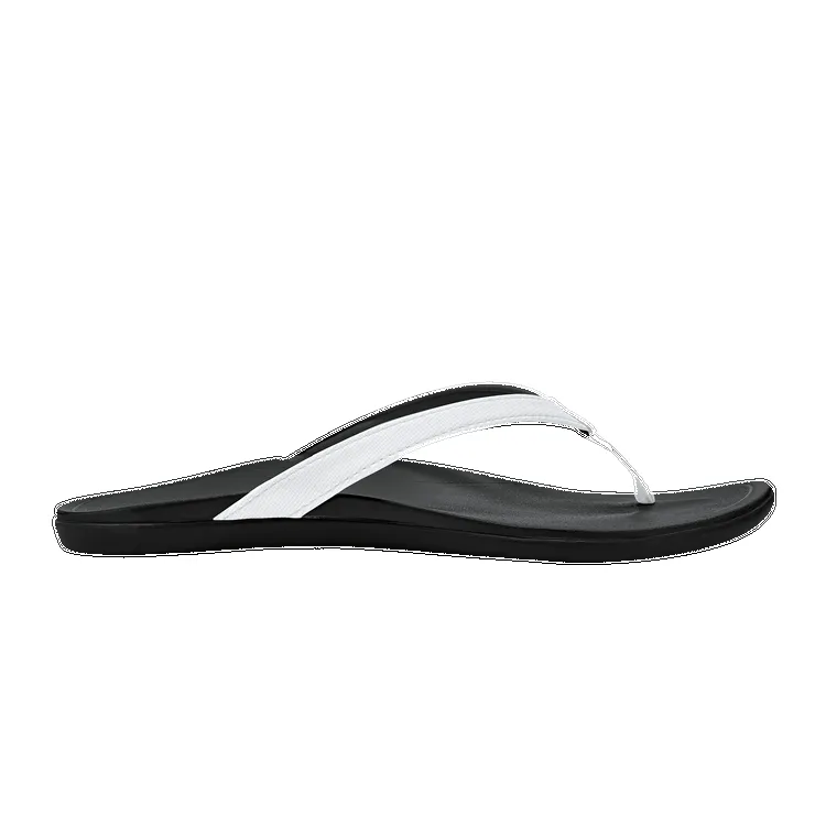 Olukai Ho‘ōpio - WHITE/ONYX sold by Sun Diego Boardshops product image thumbnail 2
