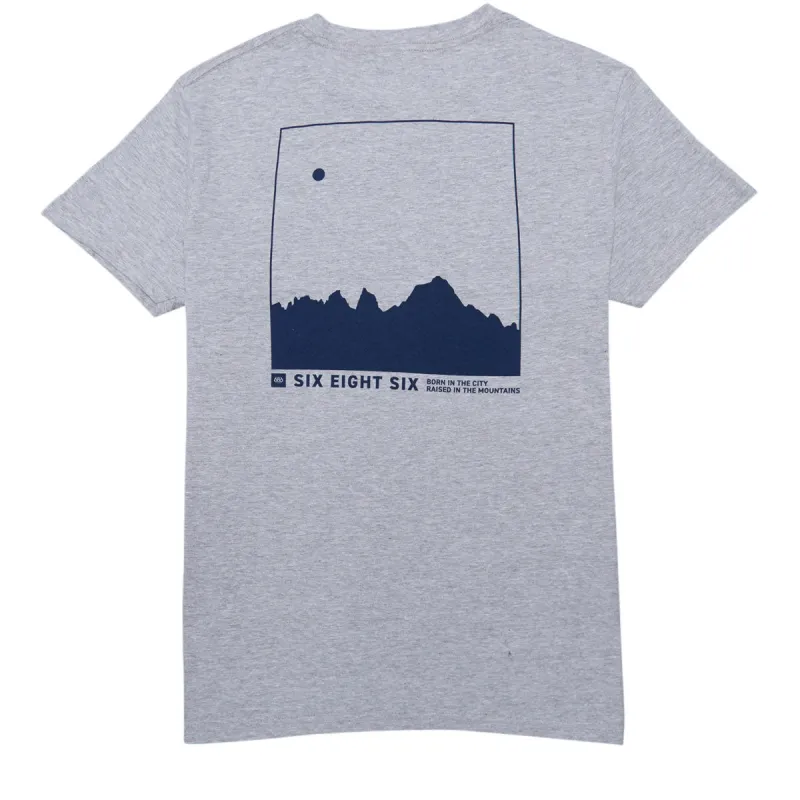 686 Men's Untold Premium T-Shirt - GREY HEATHER made by 686