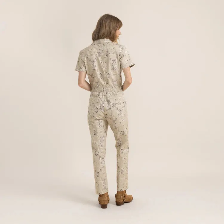 Roark Layover Short Sleeve Jumpsuit - Stone sold by Sun Diego Boardshops product image thumbnail 3
