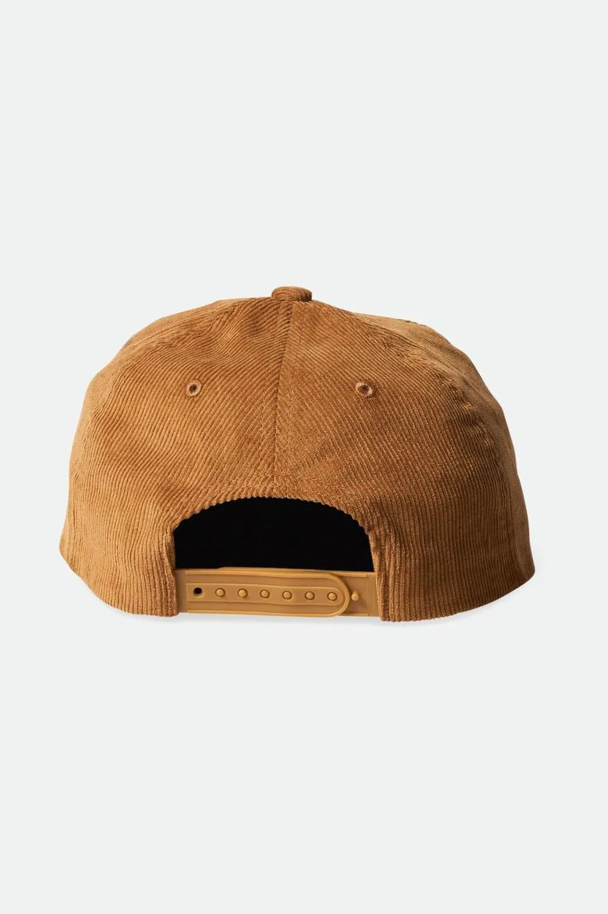 Brixton Parsons Netplus Mp Snapback - Golden Brown sold by Sun Diego Boardshops product image thumbnail 2