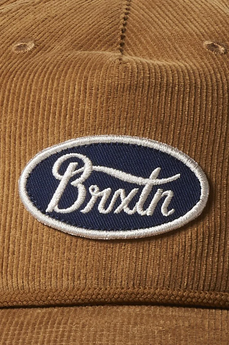 Brixton Parsons Netplus Mp Snapback - Golden Brown sold by Sun Diego Boardshops product image thumbnail 3
